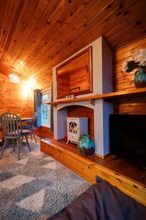 Cozy Log Cabin 346 - Rural Mid Wales