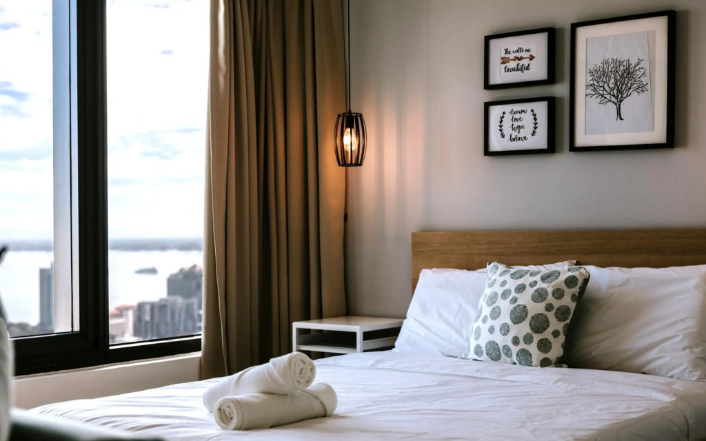MUJI Studio 2 - Seaview at 218 Tropicana Near Komtar Food Heaven Heritage with Netflix & TV Box