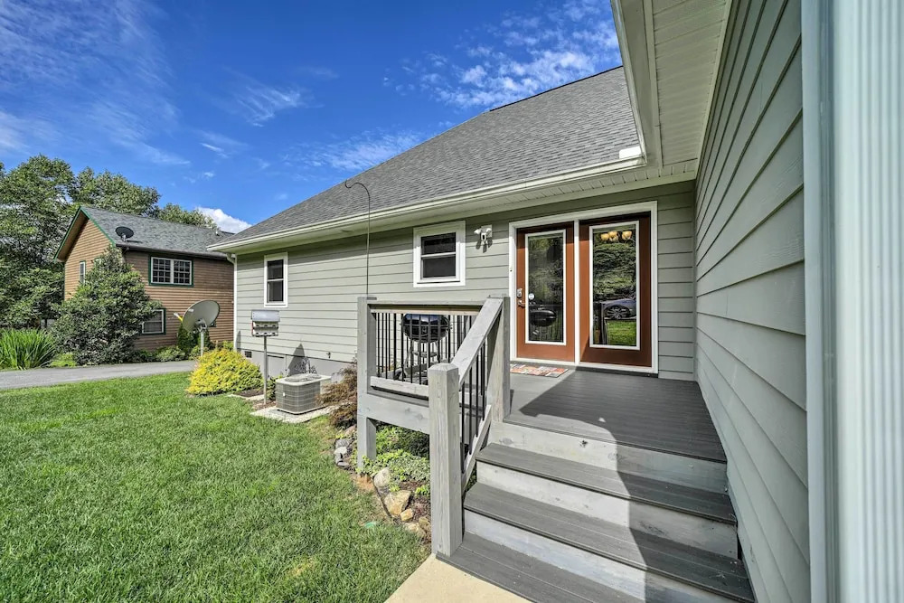 Striking Waynesville Home w/ Mtn Views & Deck