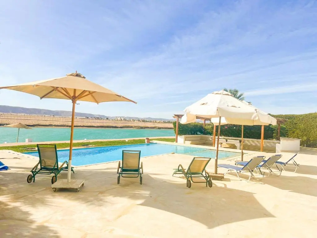Luxury 4 bedroom villa with a heated pool