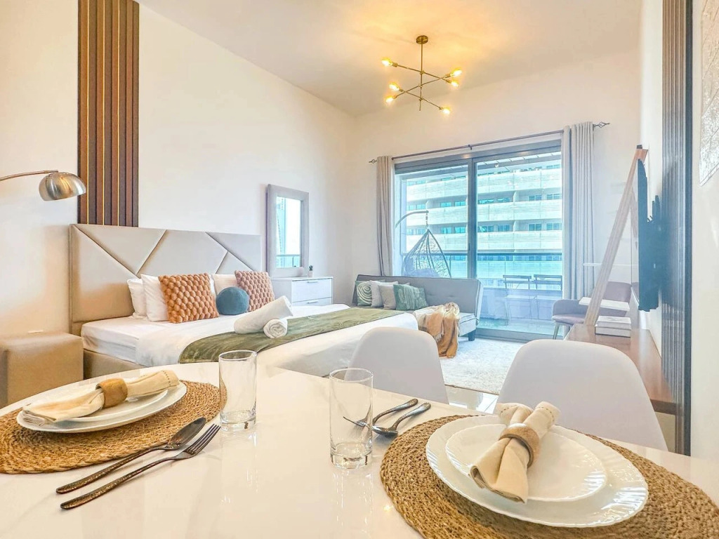 Квартира 14th Floor Marina Studio | Steps to Metro & Beach