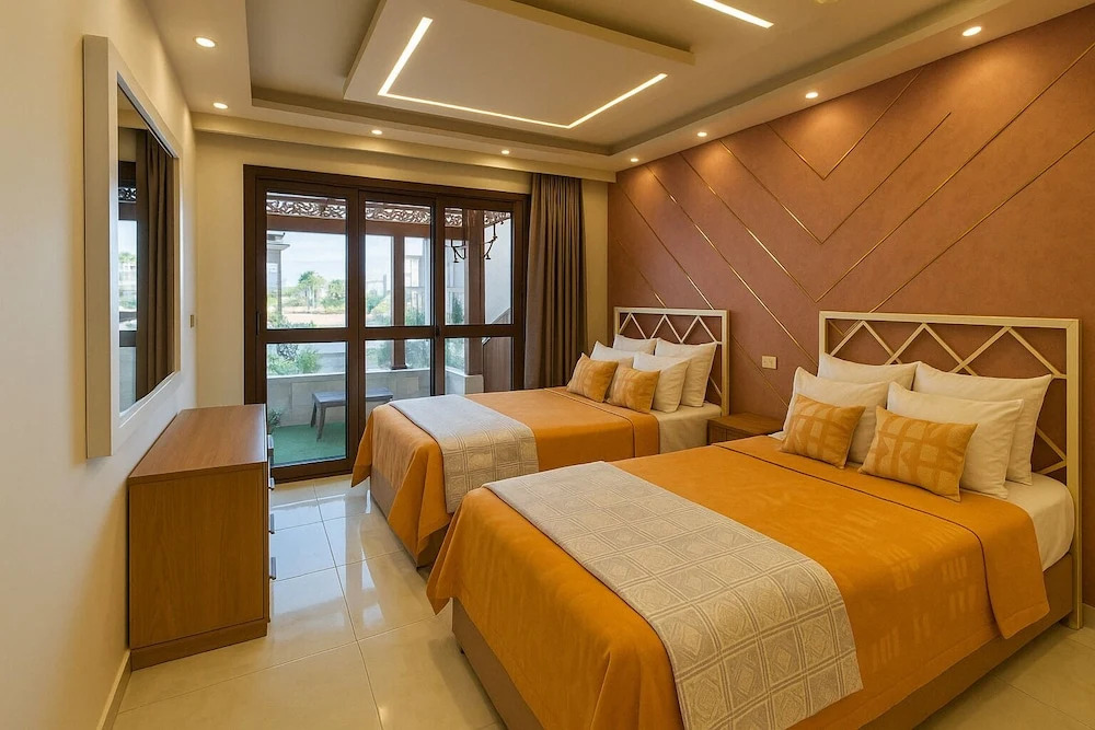 Elegant Coastal Chalet in Port Said With Pool Access