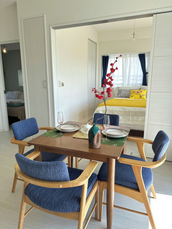 SunSea Okinawa Stunning Ocean View 2BR Sleeps 6 20 min from Airport 3 min to Shopping Mall