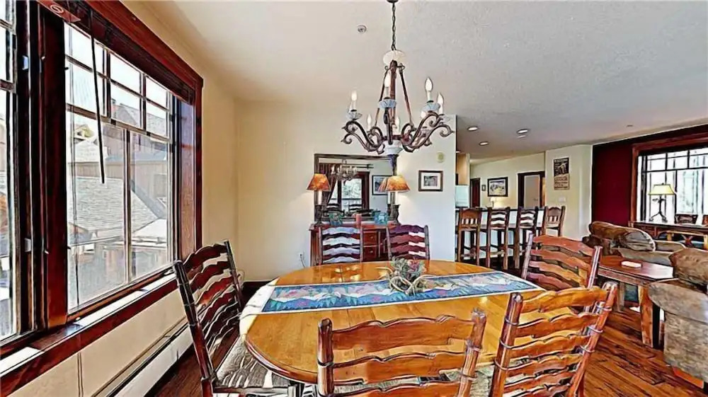 3 Bedroom Mountain View Condo Located in Historic Downtown Breckenridge with Hot Tub Access