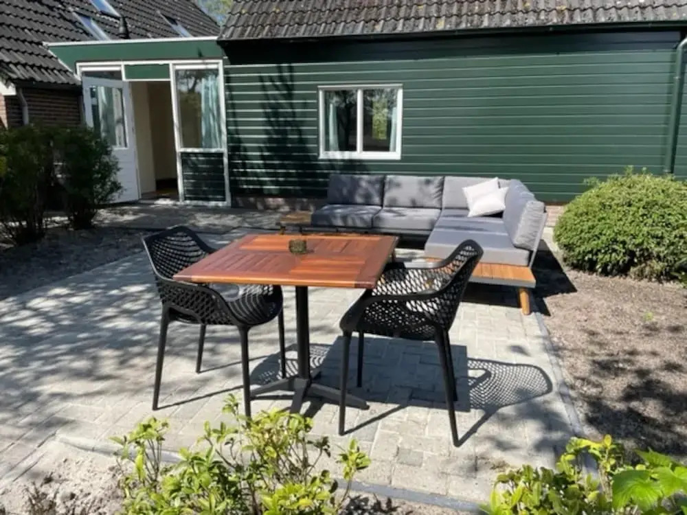 Holiday home in Schoonloo with balcony terrace