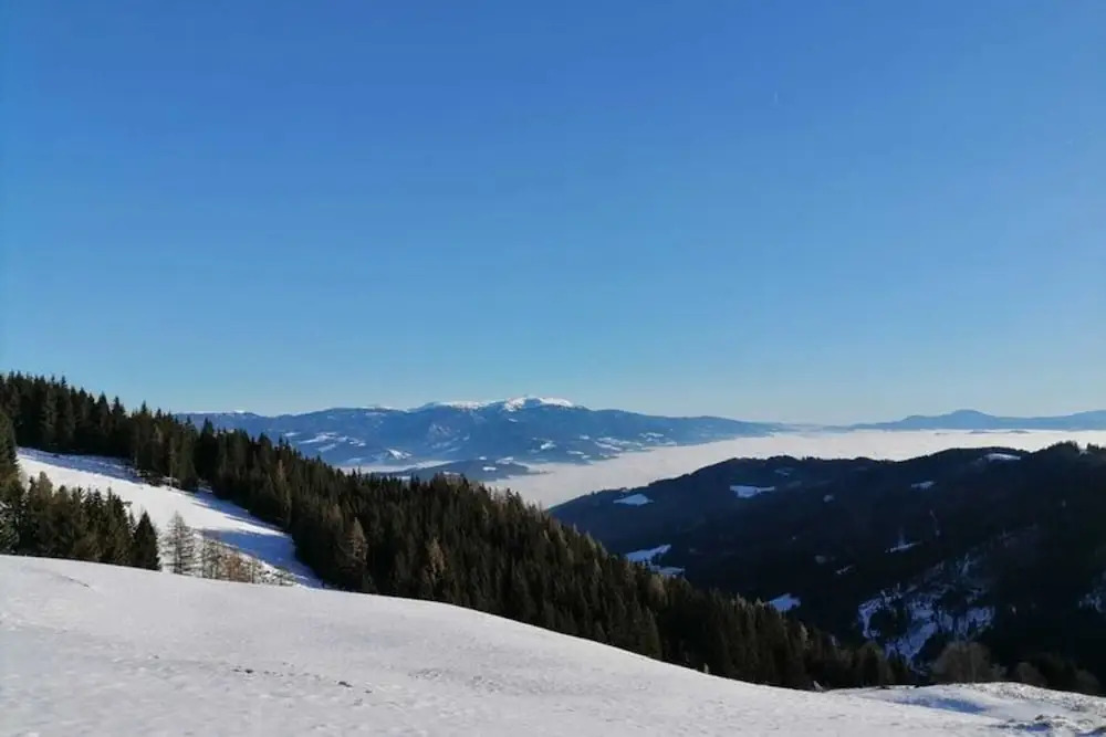 Ferienhaus in Prebl nahe Klippitztörl Skigebiet