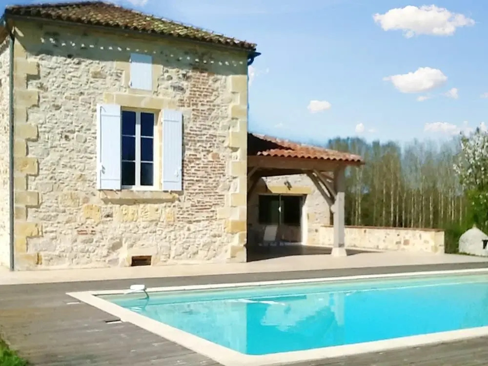 House With 4 Bedrooms in Monsempron-libos, With Private Pool, Furnishe
