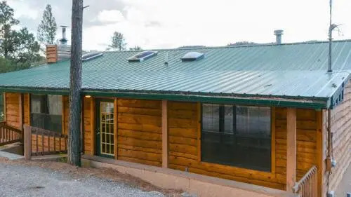 Hughes, Cabin at Ruidoso, with Forest View