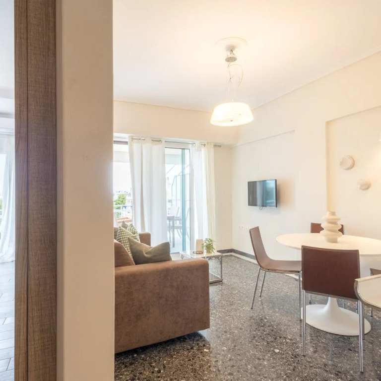 Beachfront 2-bedroom Stay in Voula