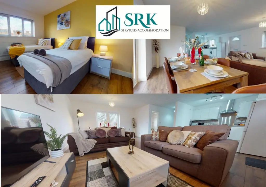 Step Free 2 Bedroom Apartment, Business, Leisure, Contractors, SRK Serviced Accommodation
