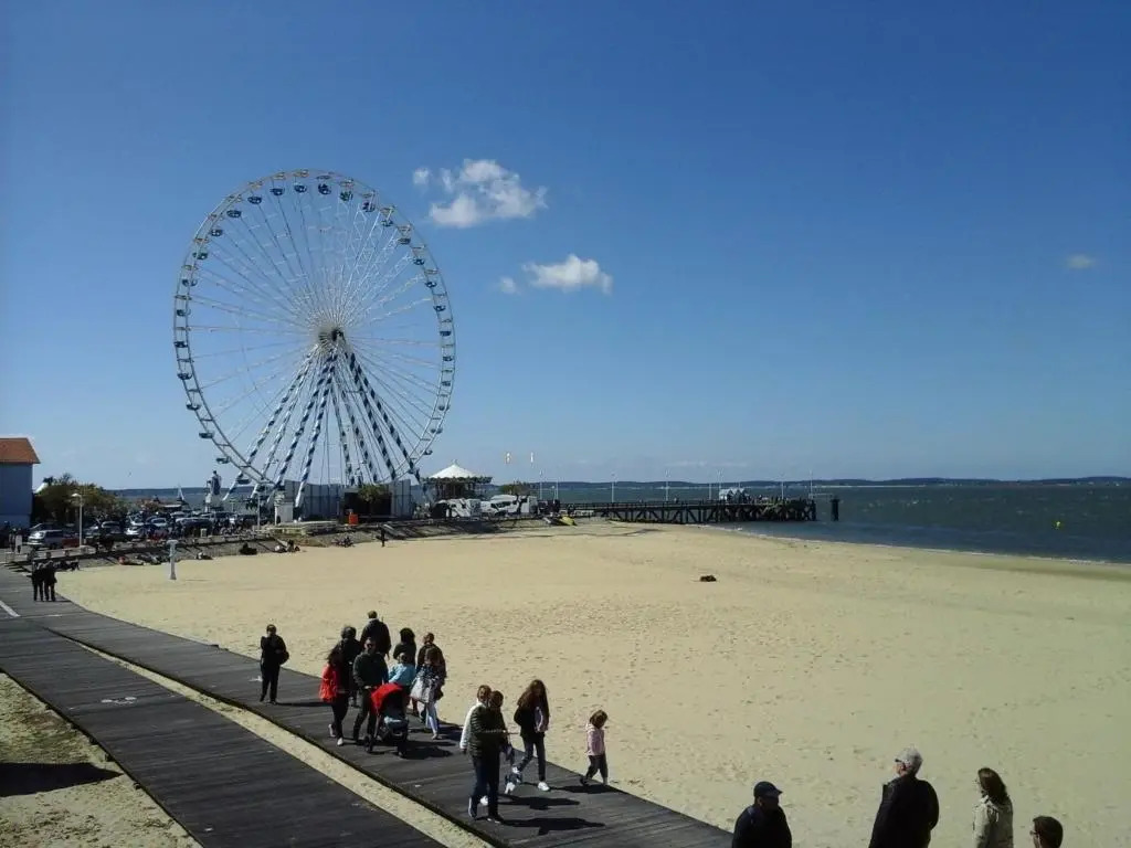 Appartement d'une chambre a Arcachon a 30 m de la plage avec vue sur la mer terrasse amenagee et wifi