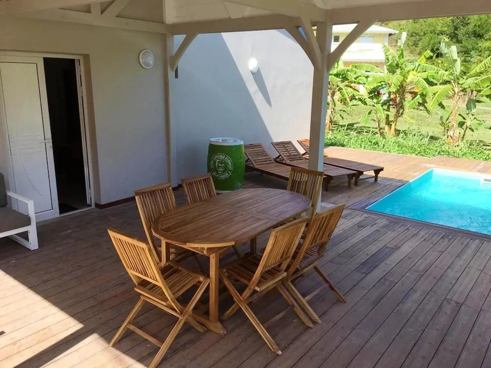 Villa With 2 Bedrooms In Le Diamant With Private Pool Enclosed Garden And Wifi 150M From The Beach