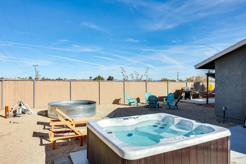 Indie-eclectic Desert Home w/ Hot Tub + Patio
