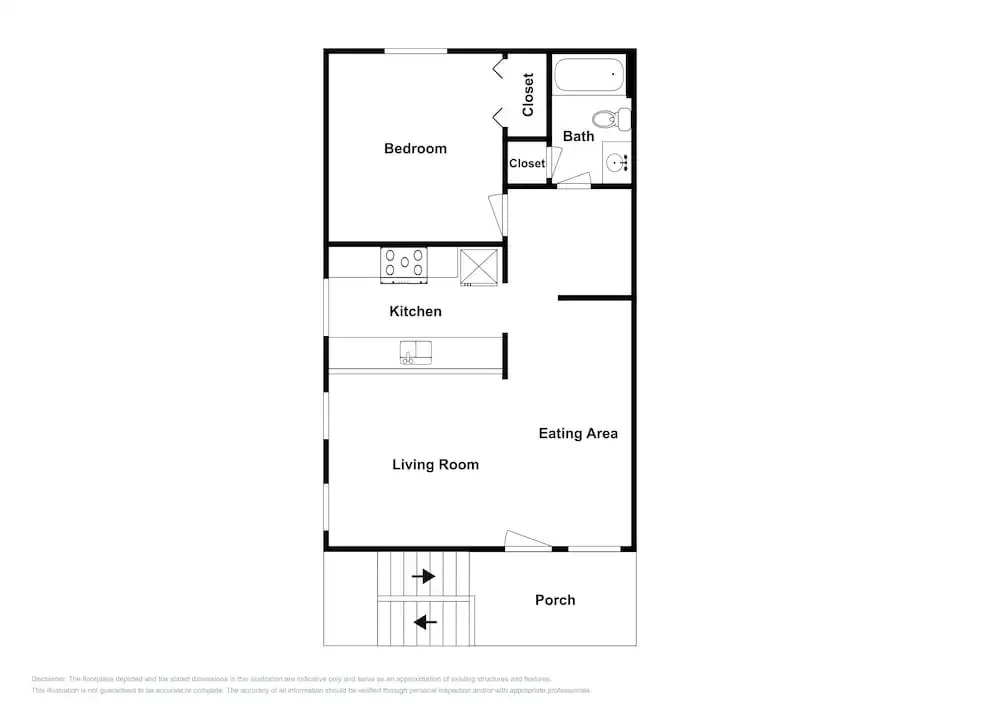Charming Renovated - Walk To Beach! 1 Bedroom Condo