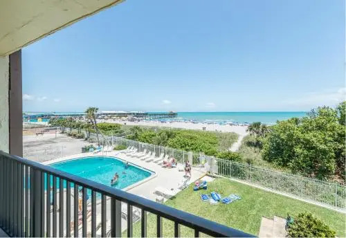 Chateau by the Sea - Cocoa Beach Oceanfront Pet-Friendly Condos with Rooftop Deck & Heated Pool
