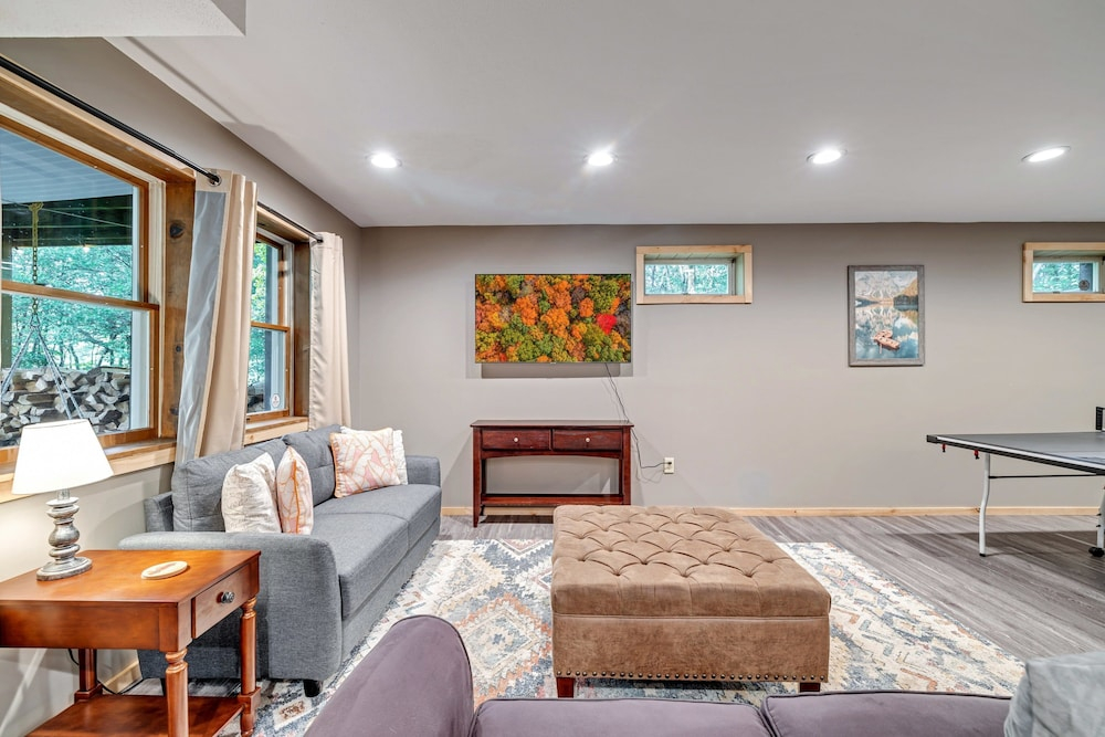 Waterfront Family Getaway w Hot Tub Game Room