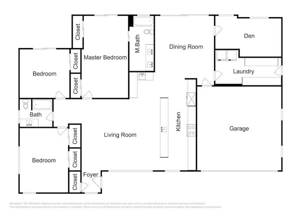 Mid Century Modern Home 3 Bedrooms 2 Bathrooms Home