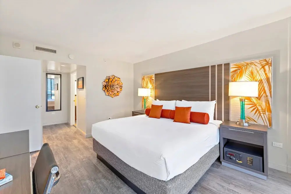Aqua Palms Condo with City View
