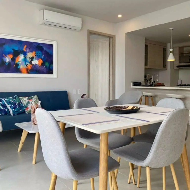 w Cozy 2BR w Balcony n AC in Cartagena
