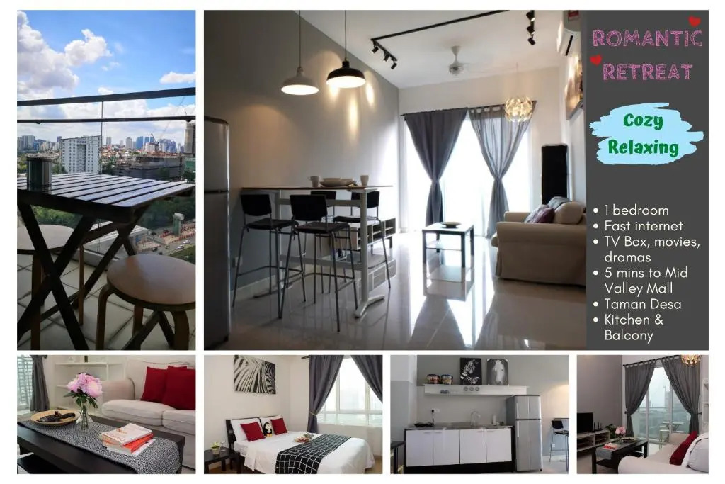 Romantic Home for Couples, 5mins to Mid Valley Mega Mall
