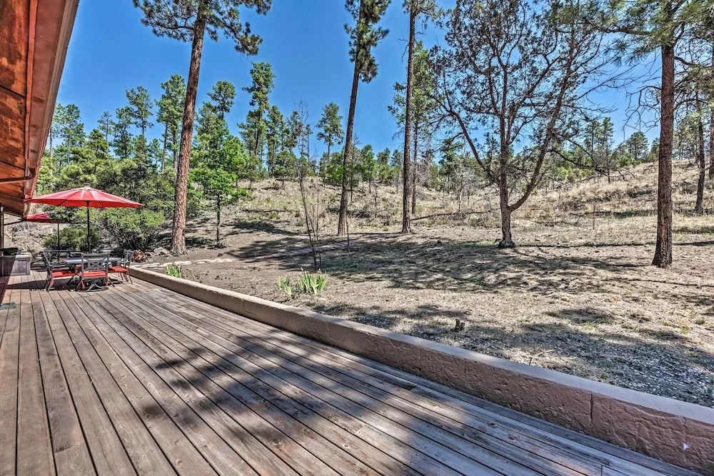 Wooded Ruidoso Hideaway w/ Deck: Ski, Hike & Golf!