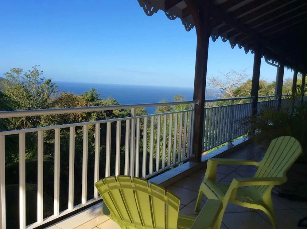 Property With 2 Bedrooms in Deshaies, With Wonderful sea View, Furnished Terrace and Wifi - 3 km From the Beach