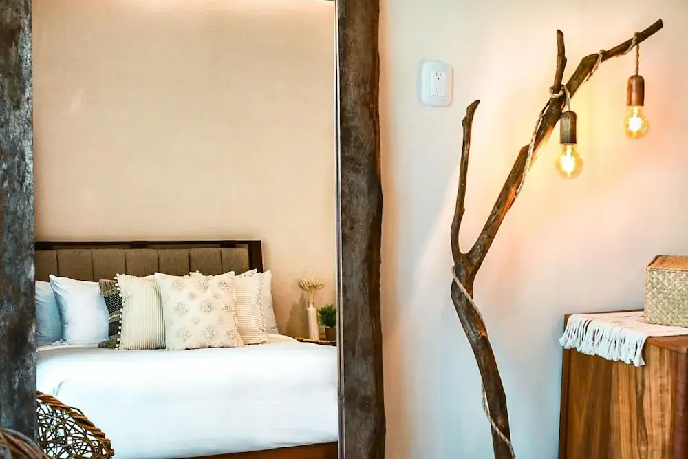 Light Luxury And Leafy Views at our 2 BR Apartment 10 min From Tulum Ruins