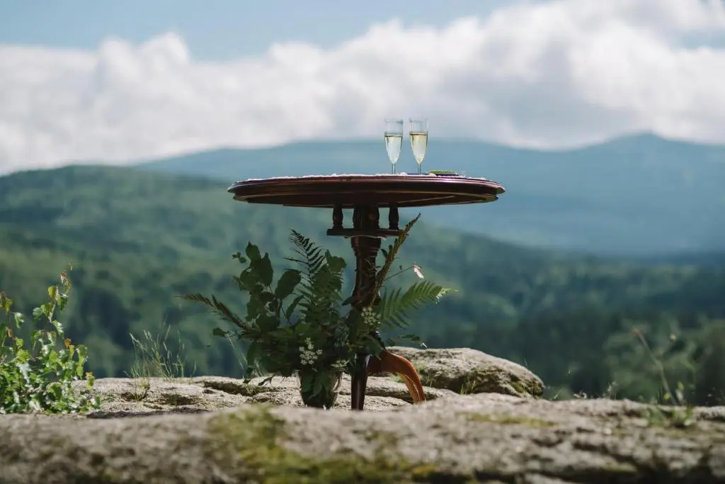 WERANDA z widokiem na Karkonosze
