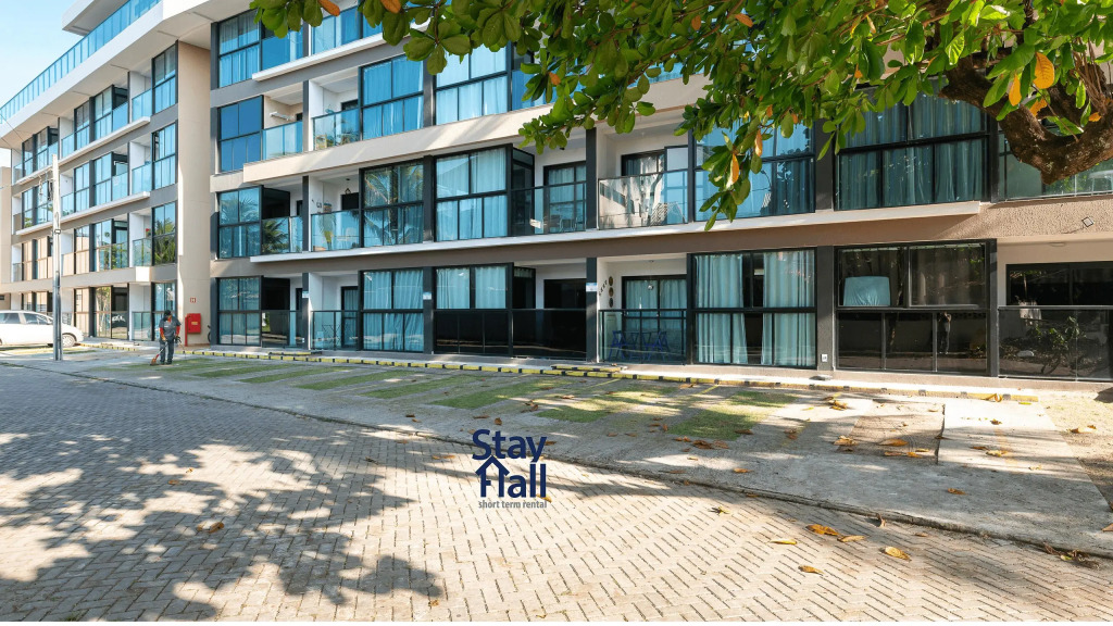 Flat 1 Qts Maracaipe Piscina na Cobertura-SH072M