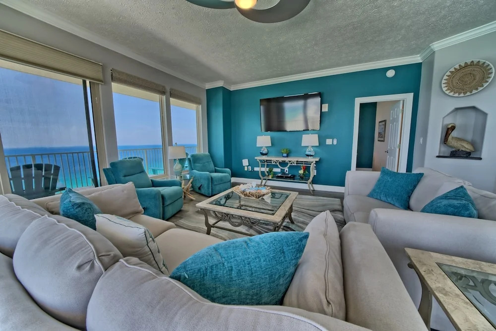 Calming Beachfront Condo with Oversized Balcony Facing the Gulf - Unit 2101 by RedAwning