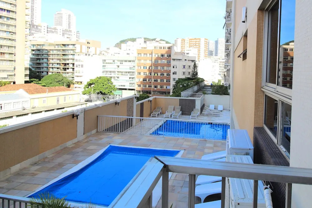 Flat Botafogo - pool sauna and gym