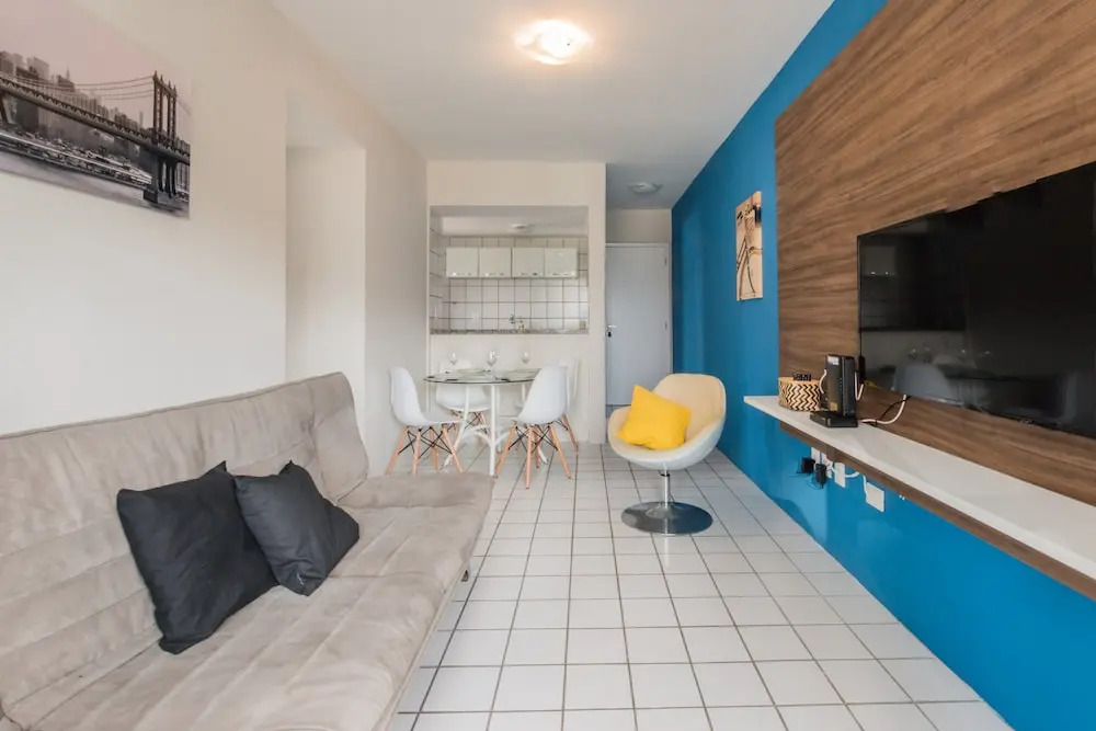 PIP201 Cozy flat in Boa Viagem 4 people.