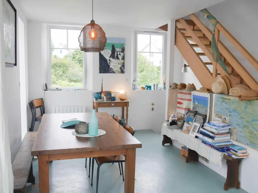 Villa atypique avec vue mer à Sauzon, 4 chambres, déco bohème chic, Wifi gratuit - FR-1-418-174