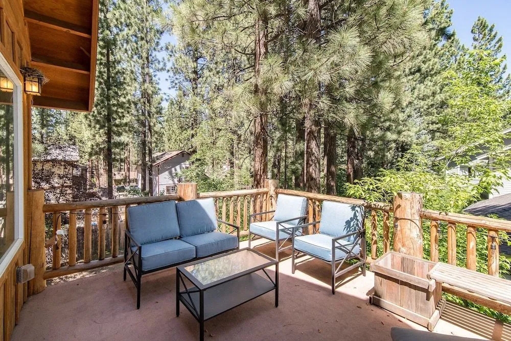 Two Deck Cabin on Forest Land by RedAwning