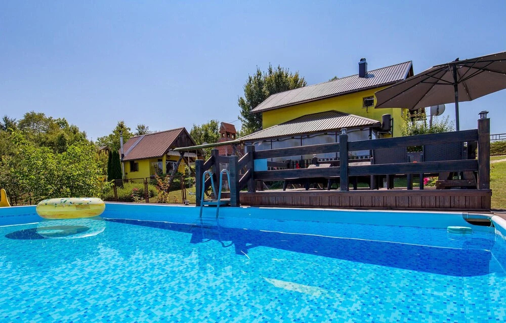 Nice Home In Plaski With House A Panoramic View