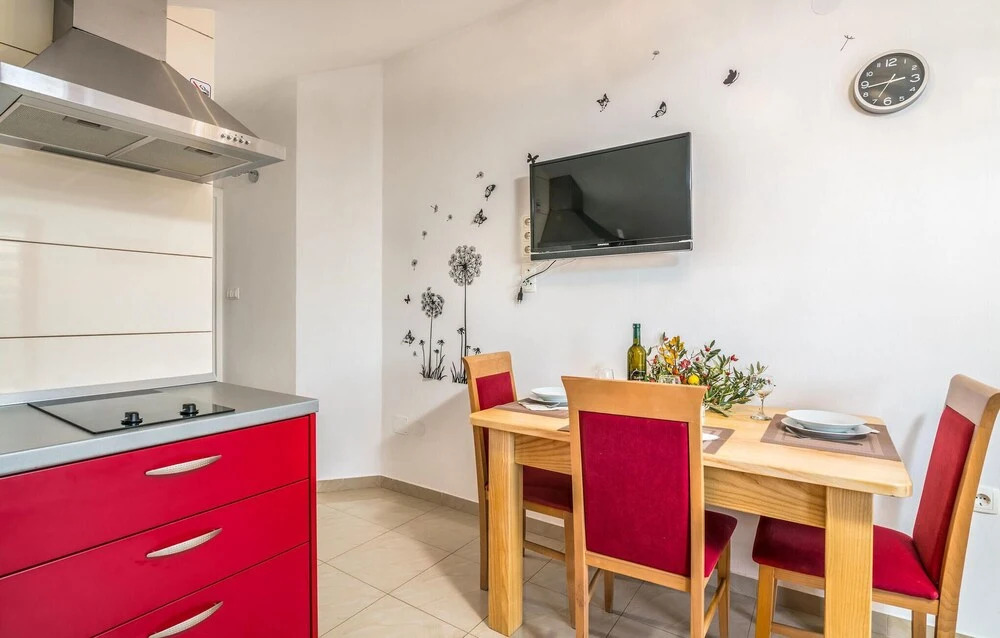 Awesome Apartment in Njivice With Wifi and 1 Bedrooms