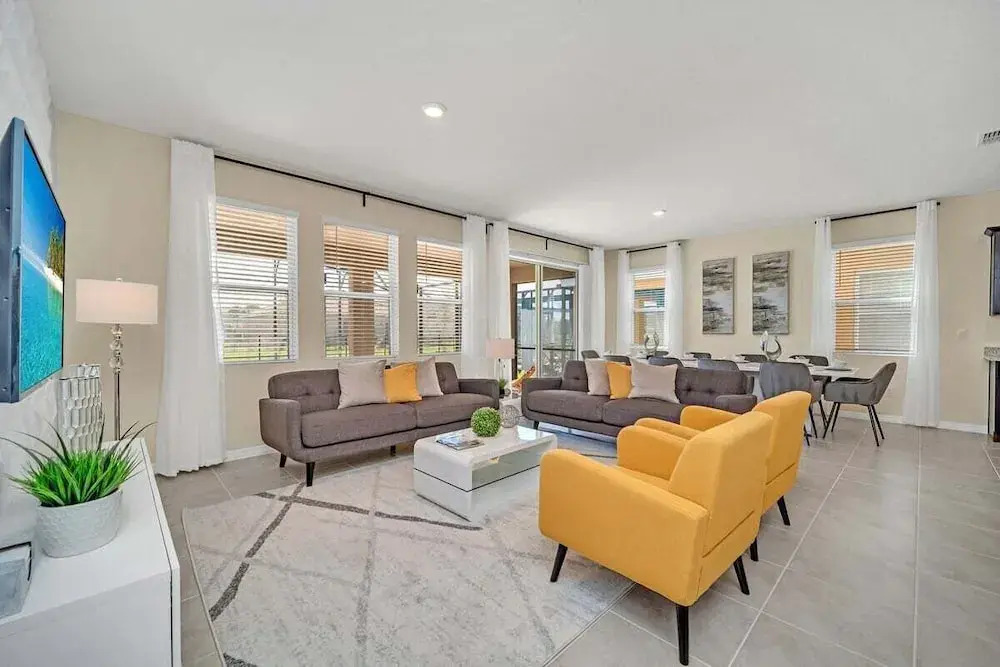 7551ol · Brand New 7 Bed Villa With Pool & Spa Near Disney