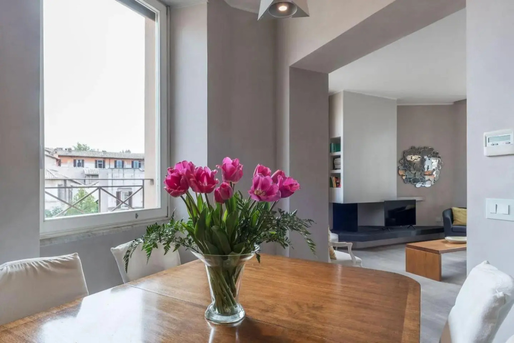Stunning views over central Rome's rooftops