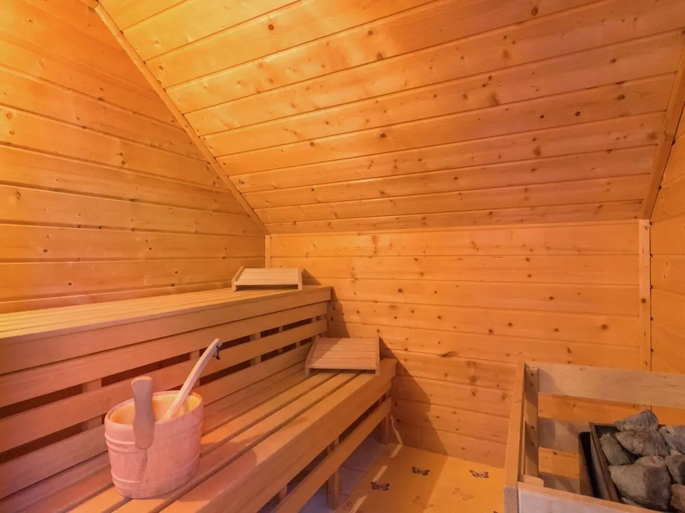 Chalet in den Alpen mit Sauna
