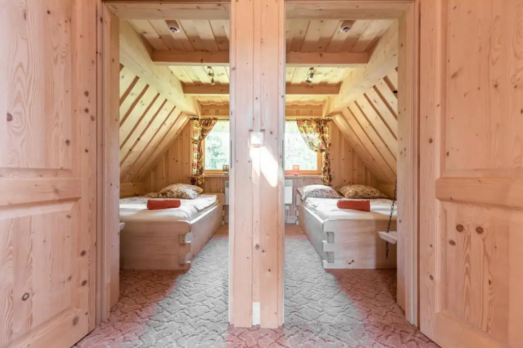 Domek w Roztokach z widokiem na Tatry z sauną