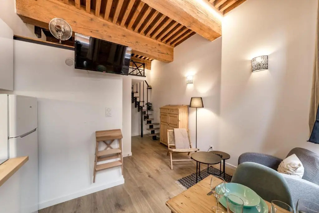 Cozy studio refurbished in 2022 in the heart of Lyon - Cordeliers
