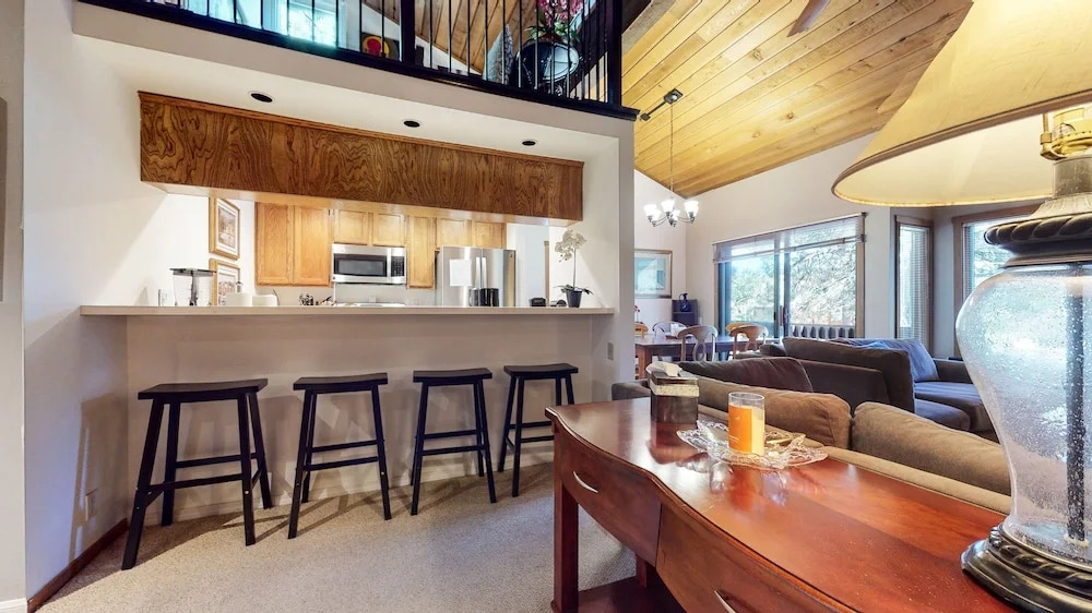 Snowcreek I 28, Light and Bright Corner Condo with Mountain Views and Fireplace by RedAwning