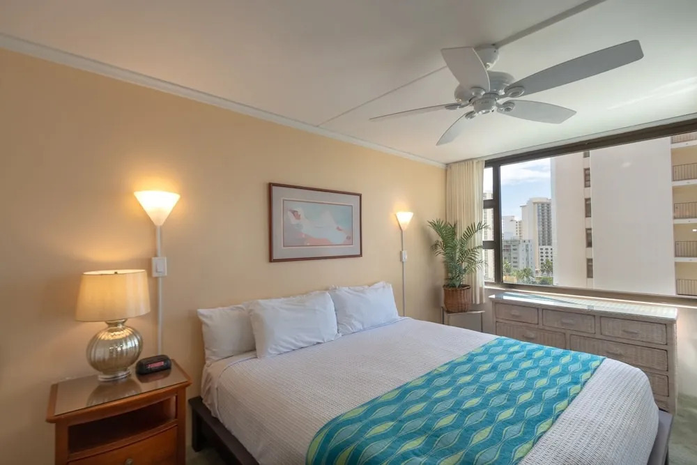 Modern 12th Floor Waikiki Banyan Condo with Partial Ocean Views by Koko Resort Vacation Rentals