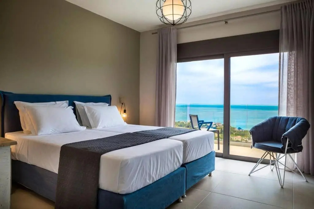 New Villa Blue with private pool at Trapezaki