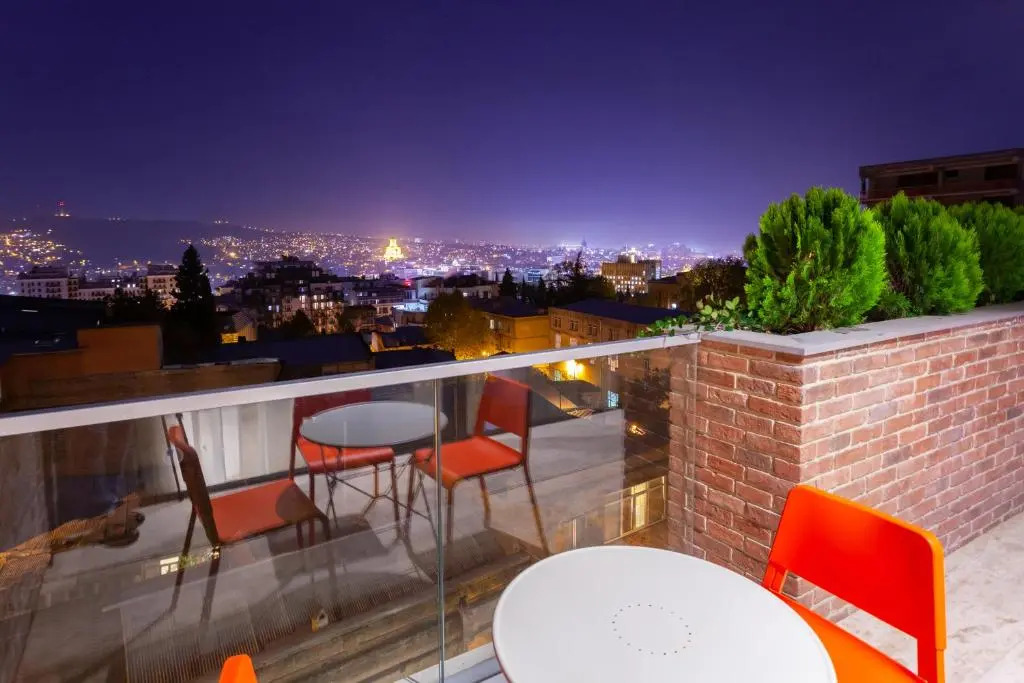 stylish 3BR apt with 2 balconies in historic Tbilisi