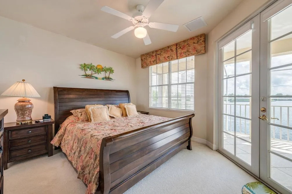 Waterfront home with pool, spa and 2nd floor balcony