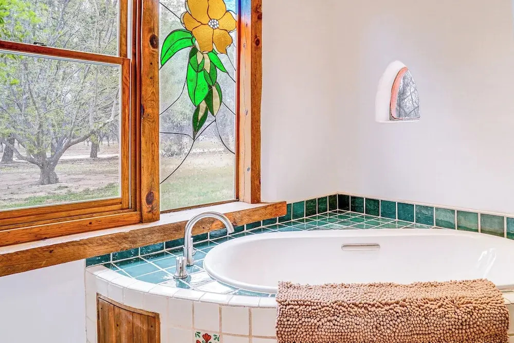 Las Cruces Santa Fe-style Adobe Home on 6 Acres!