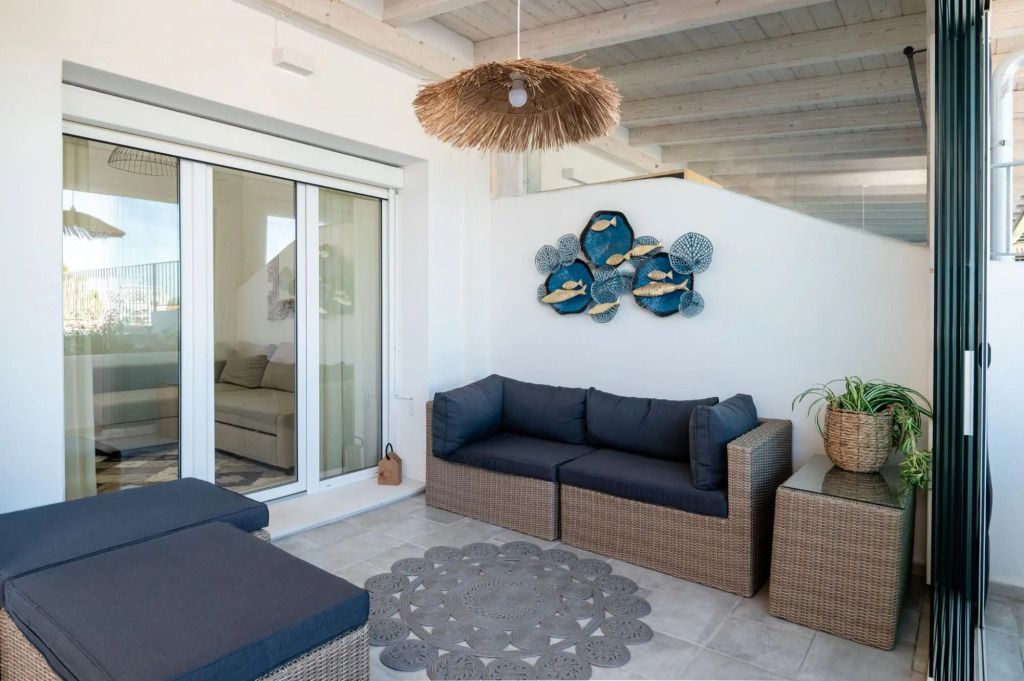 Apartment with 1 bedroom, 1 bathroom, living room divided between the dining area with open kitchen-LE DUE DUNE
