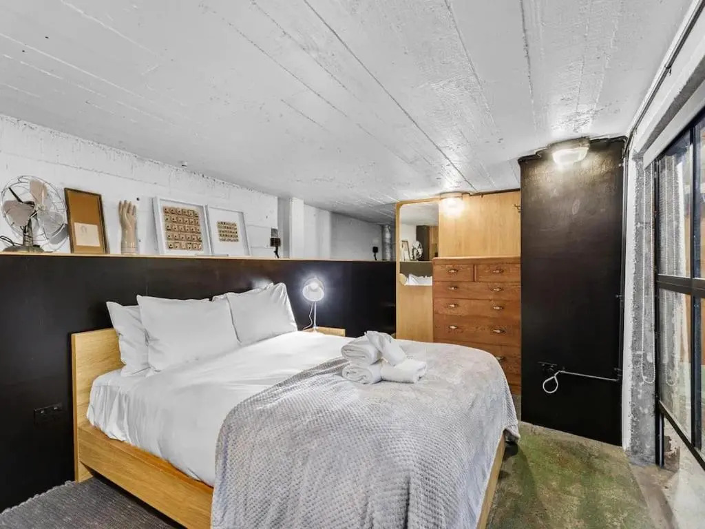 Unique Industrial-Style Apartment in Auckland