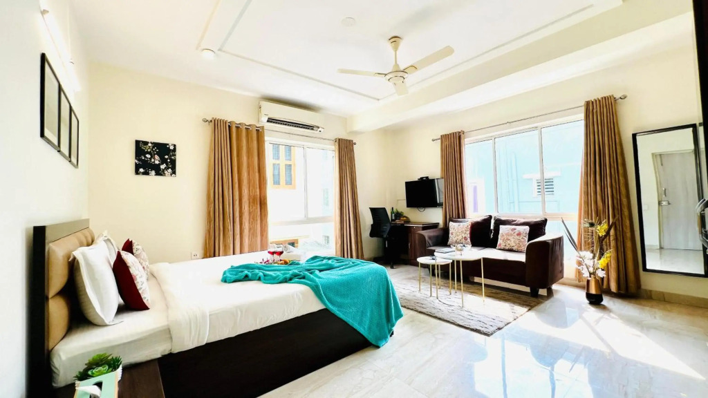 BluO Lake View Studio NewTown, Terrace Garden, Gym